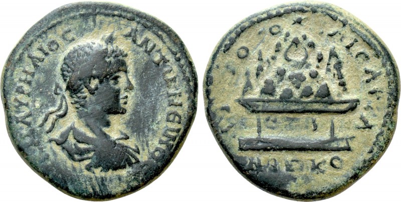 CAPPADOCIA. Caesarea. Caracalla (198-217). Ae. Dated RY 2 of Septimius Severus (...