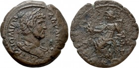 EGYPT. Alexandria. Hadrian (117-138). BI Tetradrachm. Dated RY 18 (133/4). 

Obv: ΑVΤ ΚΑΙC ΤΡΑΙΑΝ ΑΔΡΙΑΝΟС СЄΒ. 
Laureate, draped and cuirassed bus...