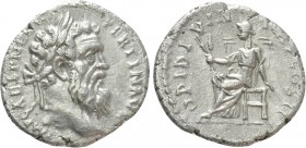 PERTINAX (193). Denarius. Rome. 

Obv: IMP CAES P HELV PERTIN AVG. 
Laureate head right.
Rev: OPI DIVIN TR P COS II. 
Ops seated left on throne, ...