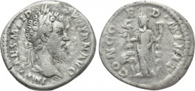 DIDIUS JULIANUS (193). Denarius. Rome. 

Obv: IMP CAES M DID IVLIAN AVG. 
Laureate head right.
Rev: CONCORD MILIT. 
Concordia standing left, hold...