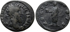 DIDIUS JULIANUS (193). Denarius. "Limes" Denarius. Uncertain mint. 

Obv: IMP CAES M DID IVLIAN AVG. 
Laureate head right.
Rev: RECTOR ORBIS. 
Di...