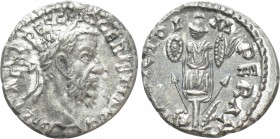 PESCENNIUS NIGER (193-194). Denarius. Antioch. 

Obv: IMP CAES C PESC NIGER ISTI AVG. 
Laureate head right.
Rev: INVICTO (sic) IMPERAT. 
Trophy w...