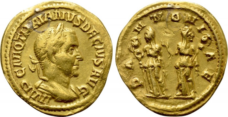 TRAJANUS DECIUS (249-251). GOLD Aureus. Rome.

Obv: IMP C M Q TRAIANVS DECIVS ...