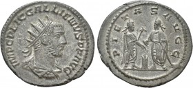 GALLIENUS (253-268). Antoninianus. Samosata. 

Obv: IMP C P LIC GALLIENVS P F AVG. 
Radiate, draped and cuirassed bust right.
Rev: PIETAS AVGG. 
...