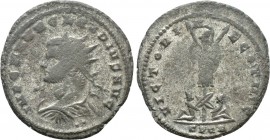 CLAUDIUS II GOTHICUS (268-270). Antoninianus. Cyzicus. 

Obv: IMP C M AVR CLAVDIVS AVG. 
Radiate, draped and cuirassed bust left.
Rev: VICTORIAE G...