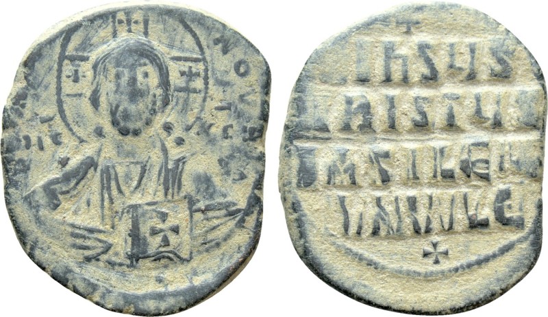 ANONYMOUS FOLLES. Class A2. Attributed to Basil II & Constantine VIII (976-1025)...