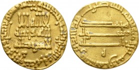 ISLAMIC. Umayyad Caliphate & Abbasids. Al-Rashid (AH 170-193 / 786-809 AD). GOLD Dinar. NM (Madinat al-Salam). Dated AH 188 (804 AD). 

Obv: Legend....