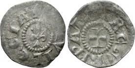 ITALY. Aquileia. Gregorio (1251-1269). Piccolo. 

Obv: + AQVILЄGIA. 
Lis.
Rev: + GRЄGORI PATI. 
Short cross potent.

Bernardi 23. 

Condition...
