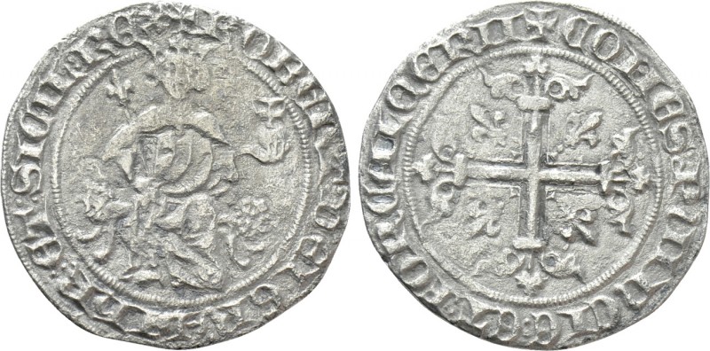 ITALY. Naples. Robert of Anjou (1309-1343). Gigliato. 

Obv: + ROBЄRT DЄI' GRA...
