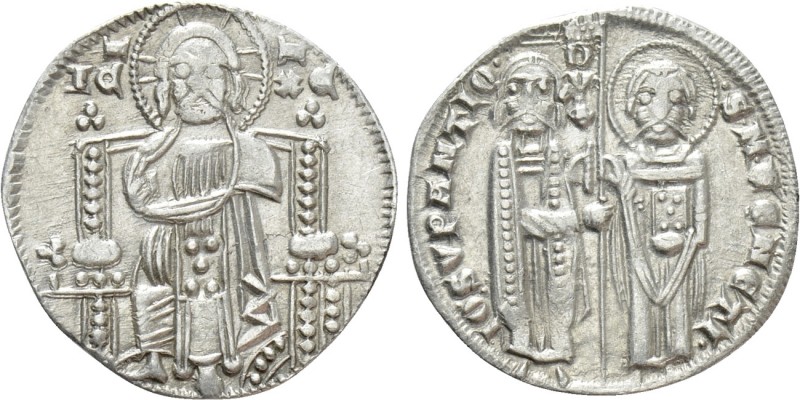 ITALY. Venice. Giovanni Soranzo (1312-1328). Grosso. 

Obv: IO SVPANTIO / DVX ...