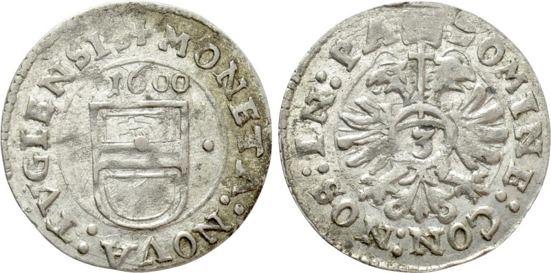 SWITZERLAND. Zug. Groschen (1600). 

Obv: MONETA NOVA TVGIENSIS. 
Coat of arm...