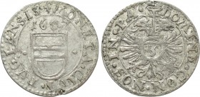 SWITZERLAND. Zug. Groschen (1602). 

Obv: MONETA CIVI TVGIENSIS. 
Coat of arms.
Rev: DOMINE CON NOS IN PA. 
Crowned double eagle facing.

KM 17...