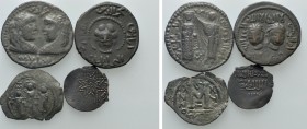 4 Islamic Coins. 

Obv: .
Rev: .

. 

Condition: See picture.

Weight: g.
 Diameter: mm.