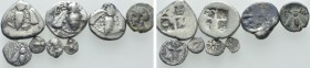 8 Coins of Ephesos. 

Obv: .
Rev: .

. 

Condition: See picture.

Weight: g.
 Diameter: mm.
