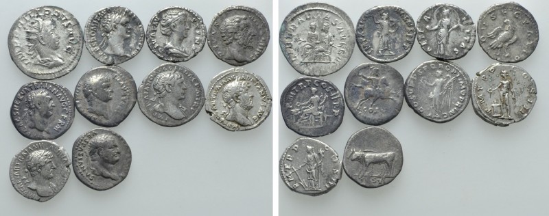 biddr - Numismatik Naumann, Auction 98, lot 1244. 10 Roman Coins. Obv ...