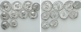 10 Roman Denarii. 

Obv: .
Rev: .

. 

Condition: See picture.

Weight: g.
 Diameter: mm.