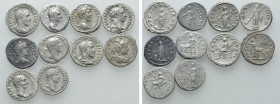 10 Roman Denarii. 

Obv: .
Rev: .

. 

Condition: See picture.

Weight: g.
 Diameter: mm.