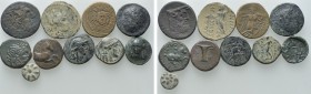 10 Greek Coins; Phokis, Seuthes etc. 

Obv: .
Rev: .

. 

Condition: See picture.

Weight: g.
 Diameter: mm.
