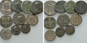 10 Roman Provincial Coins. 

Obv: .
Rev: .

. 

Condition: See picture.

Weight: g.
 Diameter: mm.