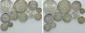 11 Coins of the Holy Roman Empire, Austria etc.. 

Obv: .
Rev: .

. 

Condition: See picture.

Weight: g.
 Diameter: mm.