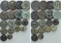 18 Roman Provincial Coins. 

Obv: .
Rev: .

. 

Condition: See picture.

Weight: g.
 Diameter: mm.