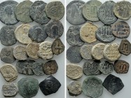 20 Byzantine / Medieval Coins and Seals. 

Obv: .
Rev: .

. 

Condition: See picture.

Weight: g.
 Diameter: mm.