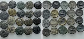 20 Coins of Alexander III and Philip II. 

Obv: .
Rev: .

. 

Condition: See picture.

Weight: g.
 Diameter: mm.