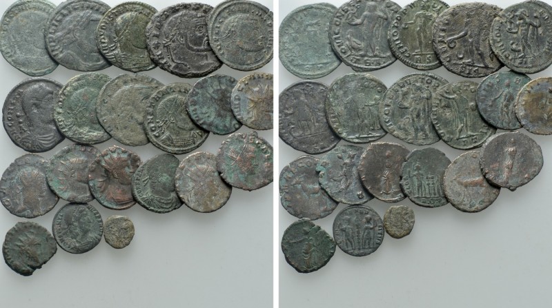 20 Roman Coins. 

Obv: .
Rev: .

. 

Condition: See picture.

Weight: g...