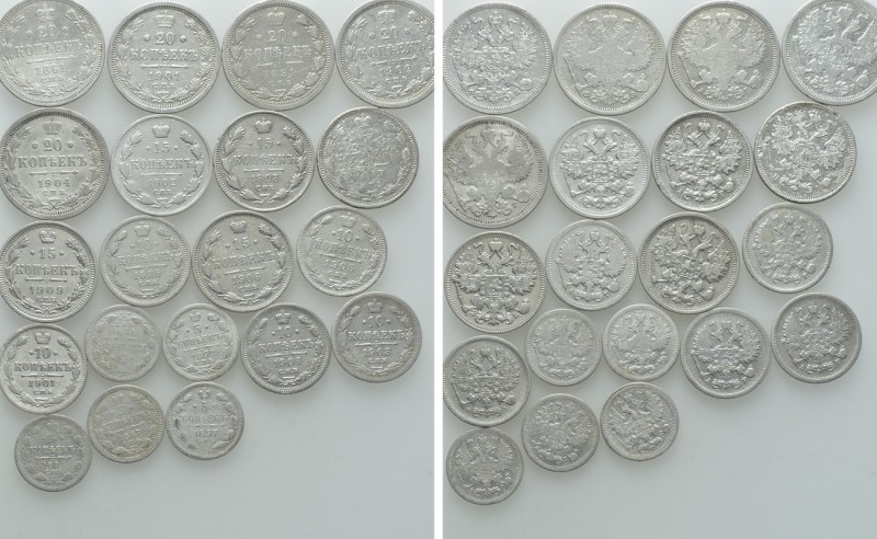 20 Coins of Russia. 

Obv: .
Rev: .

. 

Condition: See picture.

Weigh...