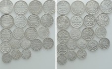 20 Coins of Russia. 

Obv: .
Rev: .

. 

Condition: See picture.

Weight: g.
 Diameter: mm.