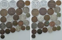 25 German Coins of Augsburg. 

Obv: .
Rev: .

. 

Condition: See picture.

Weight: g.
 Diameter: mm.