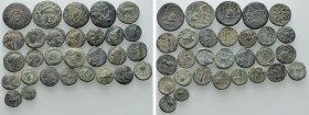 29 Greek Coins. 

Obv: .
Rev: .

. 

Condition: See picture.

Weight: g.
 Diameter: mm.