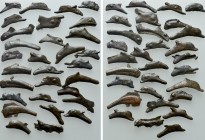 30 Pieces of Olbian Dolphin Money. 

Obv: .
Rev: .

. 

Condition: See picture.

Weight: g.
 Diameter: mm.