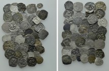 Circa 40 Medieval Coins; Mostly Austria. 

Obv: .
Rev: .

. 

Condition: See picture.

Weight: g.
 Diameter: mm.