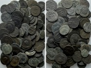 Circa 85 Roman Coins. 

Obv: .
Rev: .

. 

Condition: See picture.

Weight: g.
 Diameter: mm.