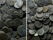 Circa 110 Roman Imperial and Provincial Coins. 

Obv: .
Rev: .

. 

Condition: See picture.

Weight: g.
 Diameter: mm.