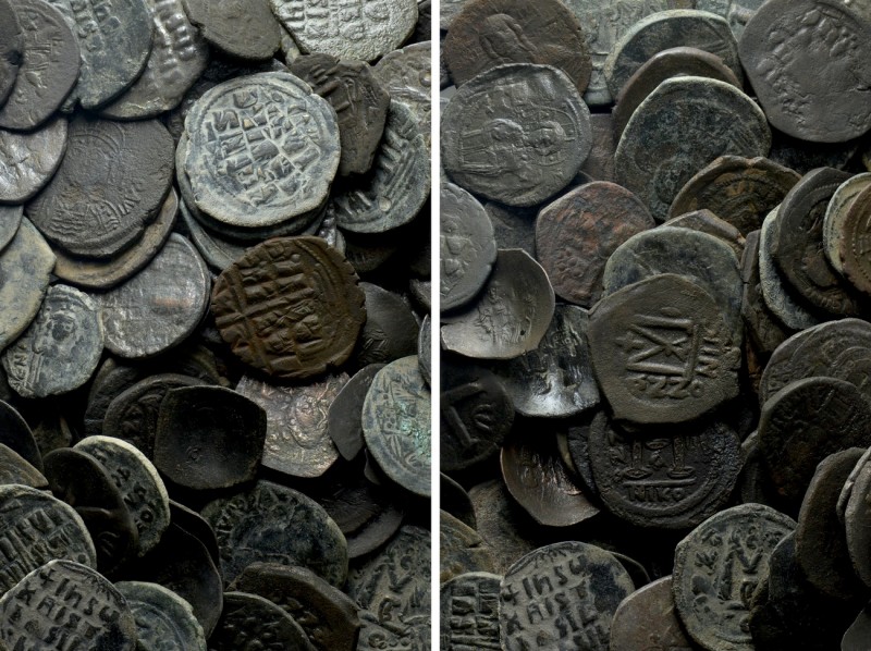 Circa 120 Byzantine Coins etc. 

Obv: .
Rev: .

. 

Condition: See pictur...