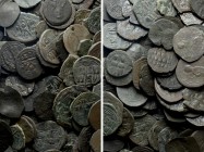 Circa 130 Byzantine Coins etc. 

Obv: .
Rev: .

. 

Condition: See picture.

Weight: g.
 Diameter: mm.