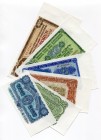 Czechoslovakia Set of 6 Banknotes 1953 
3 5 10 25 50 100 Korun 1953; UNC