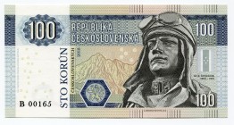 Czechoslovakia 100 Korun 2018 Specimen "M.R. Štefánik"
General M. R. Štefánik (Slovak Politician, diplomat, Astronomer, and Minister for War for Czec...