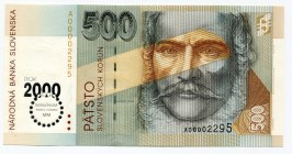 Slovakia 500 Korun 1993 Millenium
P# 38; # 00002295; UNC