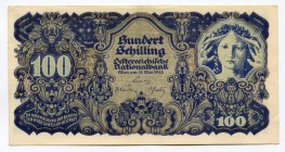 Austria 100 Schilling 1945 
P# 118; № 17384; UNC