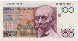 Belgium 100 Francs 1976 - 1981 (ND)
P#140; UNC