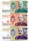 Bulgaria Lot of 3 Banknotes 2017 Specimen BORIS III.
# BL 00029 - 10,20,50 000 Leva, Czar BORIS III. (1894-1943), Fantasy Banknotes; Limited Edition;...