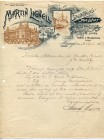 Finland Martin Lignell Financial Records 1898 
Helsinki (Helsingfors); VF+