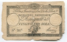 France 25 Sols 1792 
P# A55; G
