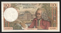 France 10 Francs 1971 
P# 147c; Without holes; XF+