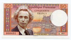 France 50 Francs 2018 Specimen "PIERRE RICHARD"
Pierre Richard, Mireille Darc, Fantasy Banknote; Limited Edition; Made by Matej Gábriš; BUNC