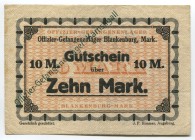 Germany East Prussia Kamstigall Pillau Blankenburg 10 Mark 1917 Concentration Camp
Riabchenko# 25336; Karpinski# 21.7a; Konigsberg; Offizier-Gefangen...