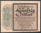 Germany 50 Mark 1918 "Mourning Note" Rare
P# 64; № G129-180231